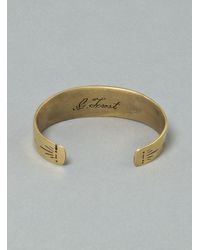 George Frost - Metallic Victory Cuff Brass for Men - Lyst