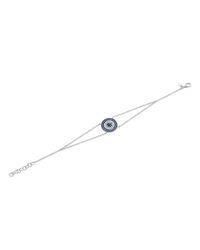 Anne Sisteron - Metallic 14kt White Gold Diamond And Sapphire Disc Bracelet - Lyst