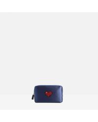 Anya Hindmarch - Black Heart Make-up Pouch - Lyst