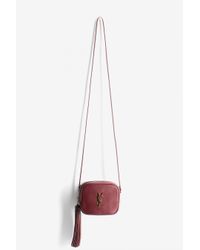 Saint Laurent - Red Monogram Blogger Bag - Lyst