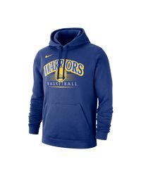 Nike Blue Golden State Warriors 2018-2019 Crest Sweatshirt for men