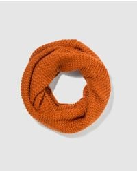 El Corte Inglés Orange Knitted Cowl