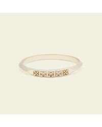 Erica Weiner - Metallic Ziggurat Band (14k Yellow Gold) - Lyst