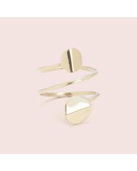 Erica Weiner - Metallic Orbit Spiral Ring - Lyst