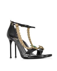 Roberto Cavalli - Black Ayers Sandal - Lyst