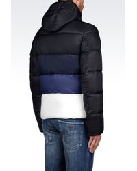 Armani Jeans | Black Down Coat for Men | Lyst