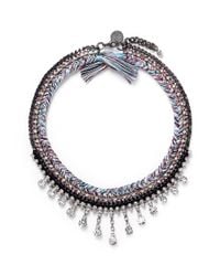 Venessa Arizaga | Metallic 'miss Mayhem' Rhinestone Necklace | Lyst