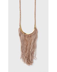 Erin Considine | Brown Lunate Fringe Necklace | Lyst