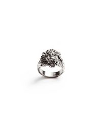 Lulu Frost - Metallic G. Frost Bravery Lion Ring - White Bronze for Men - Lyst