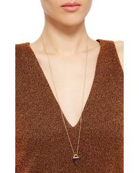 Noor Fares | Metallic Krystal Pendulum Pendant | Lyst