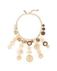 Oscar de la Renta | Metallic Circle Necklace | Lyst