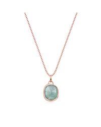 Monica Vinader | Pink Siren Medium Bezel Pendant | Lyst