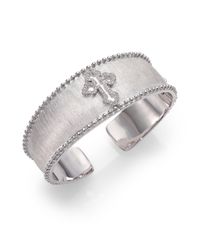 Jude Frances | Metallic Guinevere Sterling Silver Beaded Cuff Bracelet | Lyst