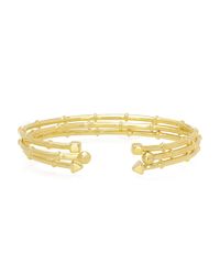 Arme De L'Amour | Metallic Set Of 3 Bamboo Bracelets | Lyst