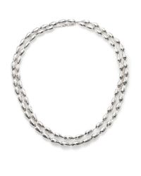 Ippolita | Metallic Glamazon Sterling Silver Extra-Long Uovo Bead Necklace | Lyst