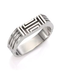 Tory Burch | Metallic For Fitbit Bangle Bracelet/silvertone | Lyst
