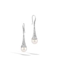 John Hardy | Metallic Dot Earrings | Lyst