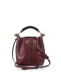 Chloé | Purple Gala Small Leather Bucket Bag | Lyst