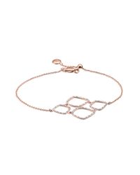 Monica Vinader | Metallic Riva Diamond Cluster Bracelet | Lyst