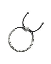 John Hardy | Metallic Classic Chain Smooth And Carved Chain Beads 4mm Bracelet for Men | Lyst