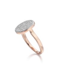 Monica Vinader | Pink Ava Disc Ring | Lyst