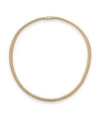 John Hardy | Metallic Classic Chain 18K Yellow Gold & Sterling Silver Extra-Small Reversible Necklace | Lyst