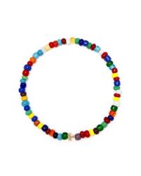 Luis Morais | Multicolor Cross Charm Multicolour Bead Bracelet for Men | Lyst