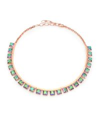 Ca&Lou | Metallic Tara Crystal Collar Necklace | Lyst