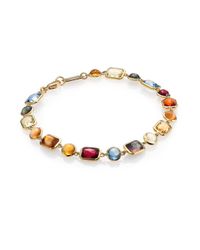 Ippolita | Multicolor Rock Candy Marrakesh Semi-precious Multi-stone & 18k Yellow Gold Gelato Link Bracelet | Lyst
