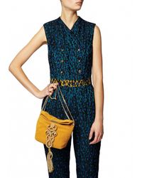 Matthew Williamson | Blue Rainbow Leopard Lace Jumpsuit | Lyst