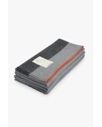 7 For All Mankind | Gray Woolrich Allegheny Throw In Grey | Lyst