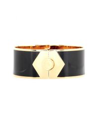 Marc By Marc Jacobs Black Connect The Bolt Cuff Bracelet