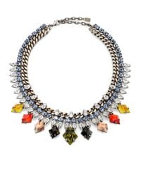 DANNIJO | Multicolor Cayden Crystal Necklace | Lyst