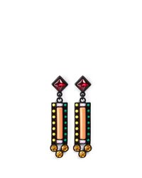 Lulu Frost | Multicolor 'journey' Stone Matte Drop Earrings | Lyst