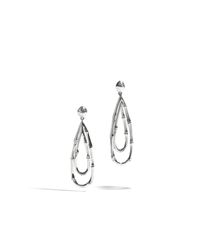 John Hardy | Metallic Bamboo Earrings | Lyst
