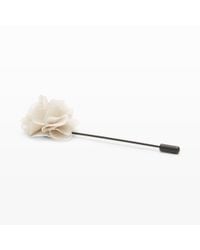 Club Monaco | Natural Gauze Lapel Pin for Men | Lyst