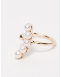 Need Supply Co. | Metallic Pearl Cluster Ear Cuff | Lyst