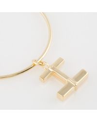 Paul Smith | Metallic Women's Gold Cufflink Pendant Bracelet | Lyst