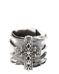 Emanuele Bicocchi | Metallic Sterling Silver Cross Ring for Men | Lyst
