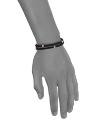 Stinghd | Black 18k Rose Goldplated & Stingray Wrap Bracelet for Men | Lyst