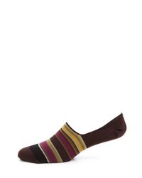 Paul Smith | Brown Albermarle Striped Loafer Socks for Men | Lyst