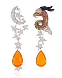 Lydia Courteille | Orange 13Th Sign Collection Earrings | Lyst