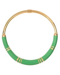 Aurelie Bidermann | Green Positano Resin And Gold-Plated Necklace | Lyst