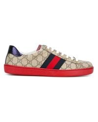 gucci gg supreme ace lyst sneakers featured