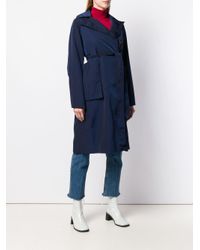 Gabardina con textura suave AALTO de color Blue