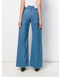Jean ample à détails de coutures Maison Margiela en coloris Blue