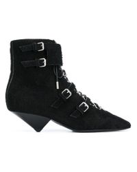 Saint Laurent - Black Blaze 45 Ankle Boots - Lyst