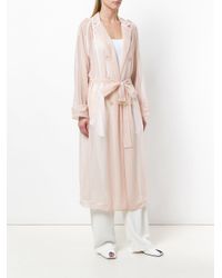 Trench à effet transparent Erika Cavallini Semi Couture en coloris Natural