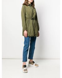 Moncler Getailleerde Parka in het Green