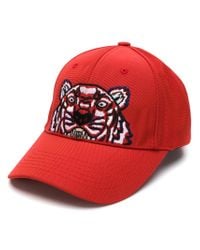 KENZO - Embroidered Cotton Canvas Baseball Hat - Lyst